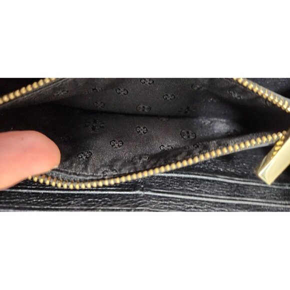 Tory Burch Clara Zip Pebbled Leather Continental Wallet - Picture 8 of 12